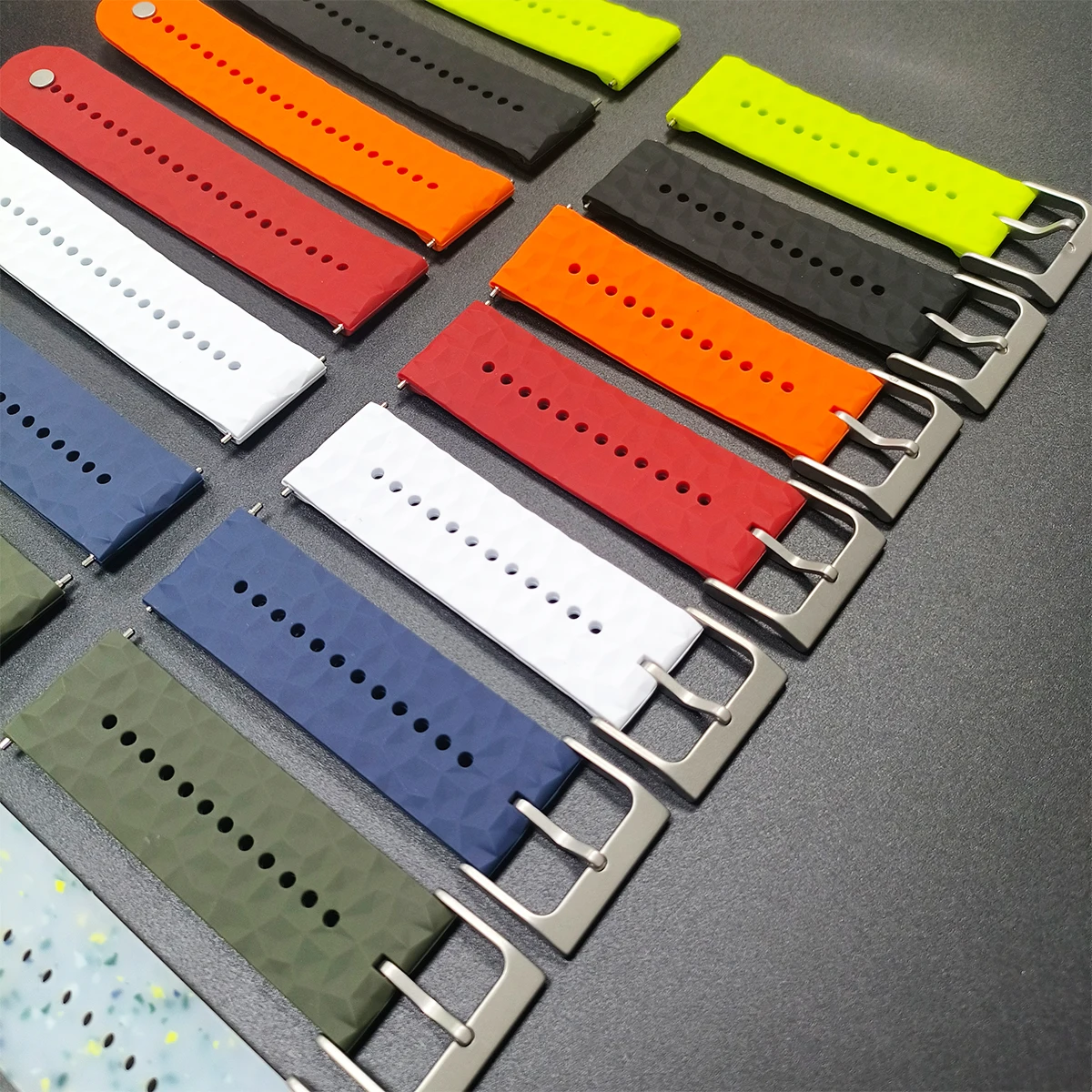 Correa de reloj resistente al agua de 24mm para Suunto 7 / 9/ D5 / Spartan Sport pulsera HR Baro correa de silicona para SUUNTO 9 BARO accesorios de reloj - imagen 4
