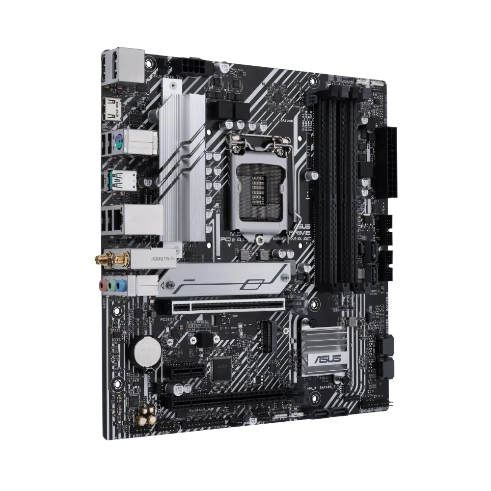 Placa base ASUS PRIME B560M-A AC LGA 1200 compatible con i9-10900K i7-10700 i5-10600KF i5-10400F i5 10400F CPU DDR4 M.2 mATX - imagen 2