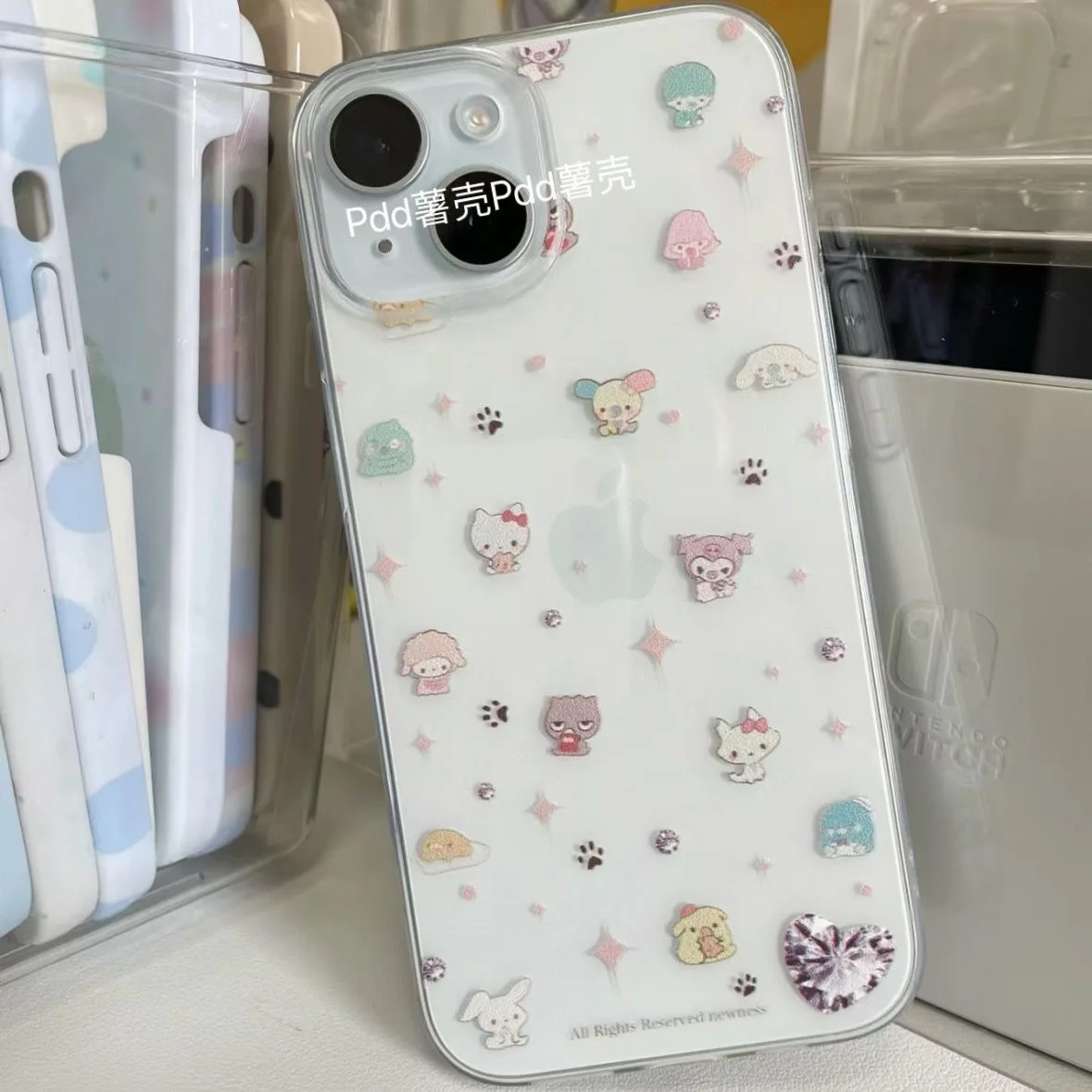 Ins nueva funda de teléfono pequeña bonita de Hello Kitty para Huawei Honor X9a X9b X8b X7b 90 20 nova 9 7i P40 P30 SE Lite 4G 5G TPU suave transparente - imagen 2
