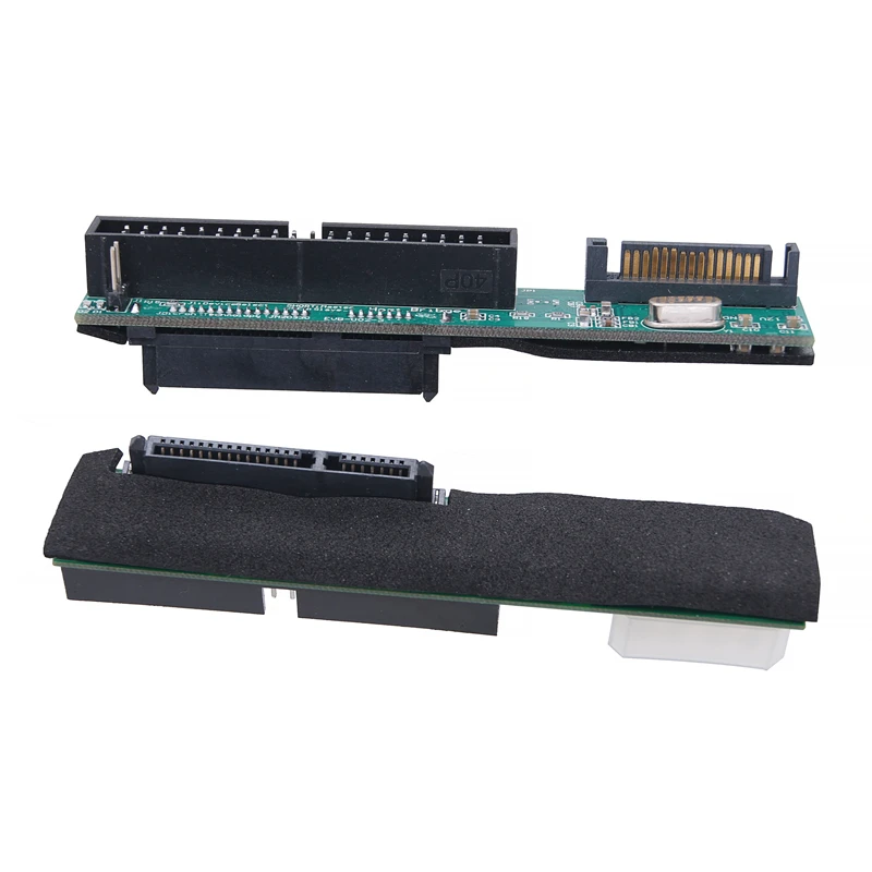 Adaptador SATA a IDE 2,5 "SATA hembra a 3,5" IDE macho convertidor 40 PIN Puerto 1,5 Gbs 2,5 a 3,5 IDE compatible con ATA 133 100 HDD CD DVD - imagen 2