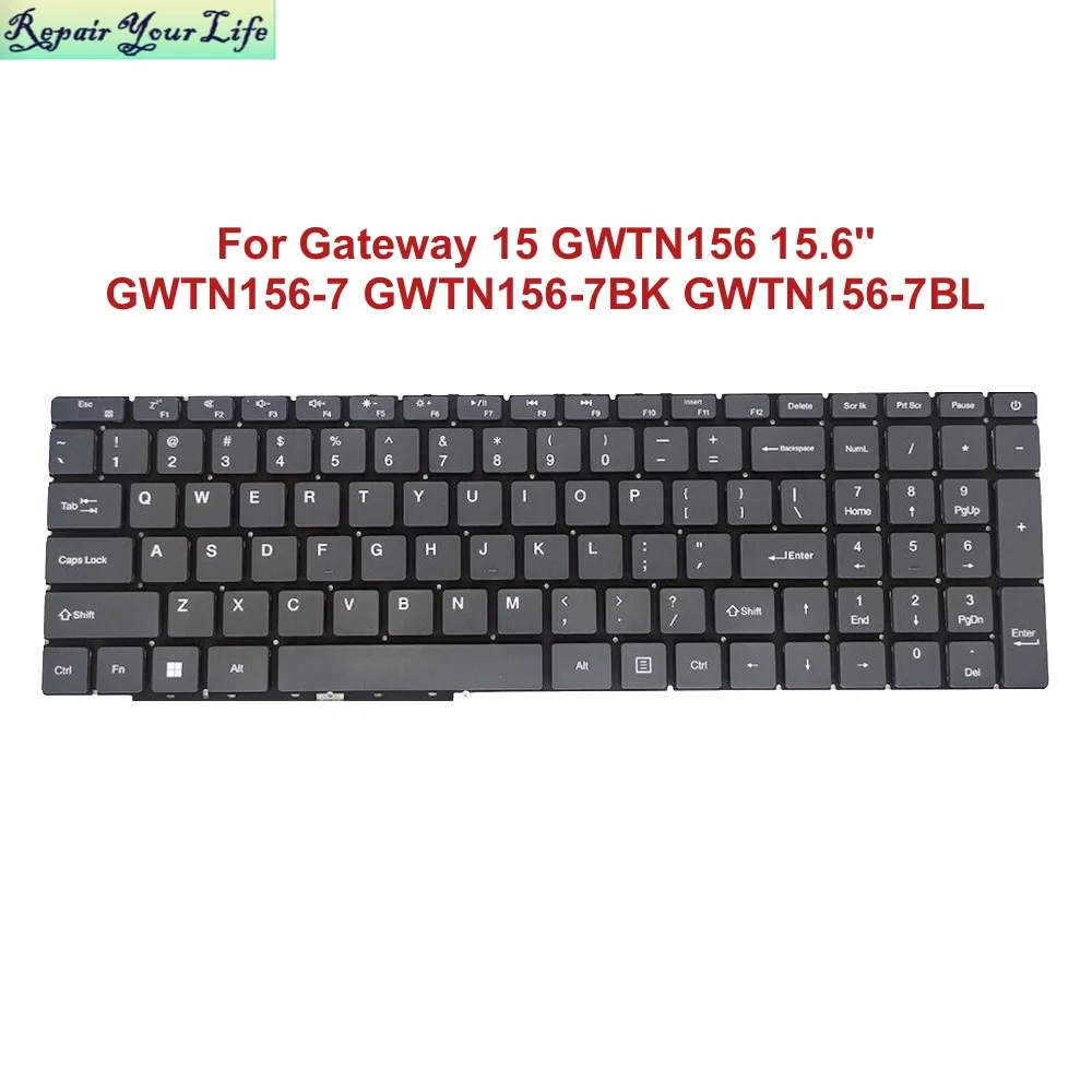 Teclado Inglés de EE. UU. para Gateway 15 GWTN156 15,6 '' GWTN156-7 GWTN156-7BK GWTN156-7BL teclados de repuesto PRIDE-K3960 YXT-93-222 - imagen 4