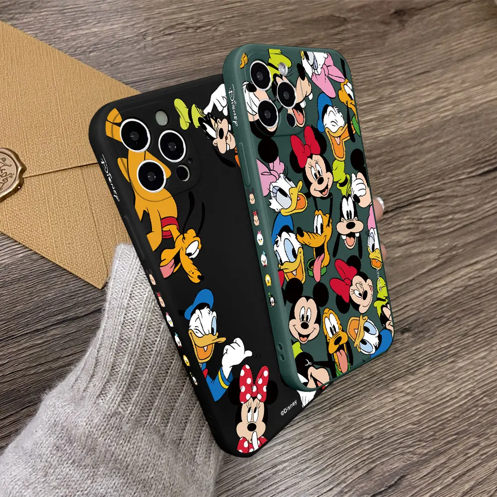 Funda de teléfono Mickey Minnie Donald para Vivo V30e V29 V25 V21 Y50 Y36 Y35 Y28 Y22 Y21 Y20 Y17 Y16 Y15s Pro 4G 5G cubierta de borde recto - imagen 4