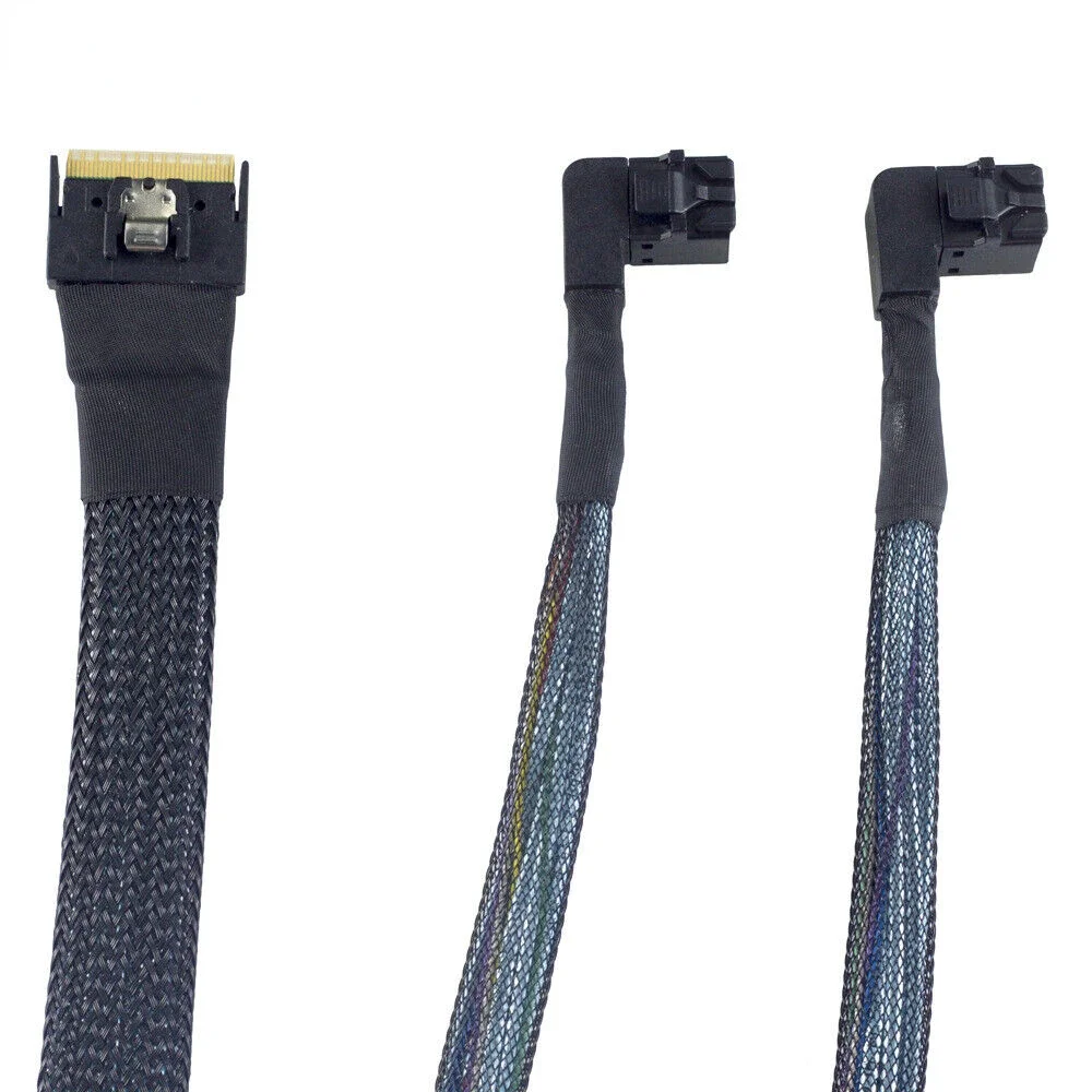 Cable de conexión MINI SAS Slimline SFF-8654 8i 4.0 a SAS HD SFF-8643 - imagen 4