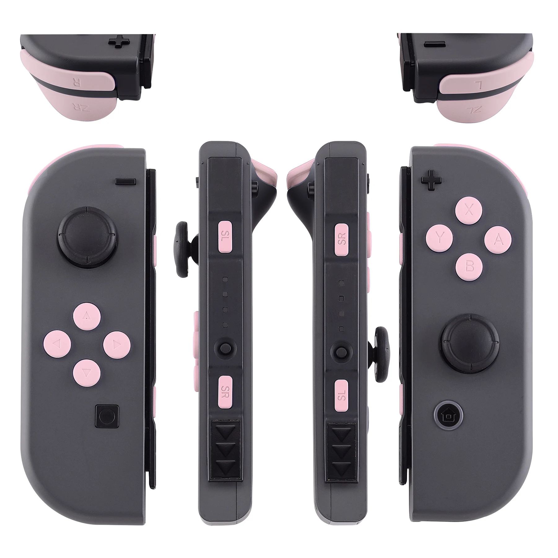 EXtremeRate juego completo de botones con herramientas para NS Switch JoyCon e interruptor OLED joycon-sakura rosa - imagen 2
