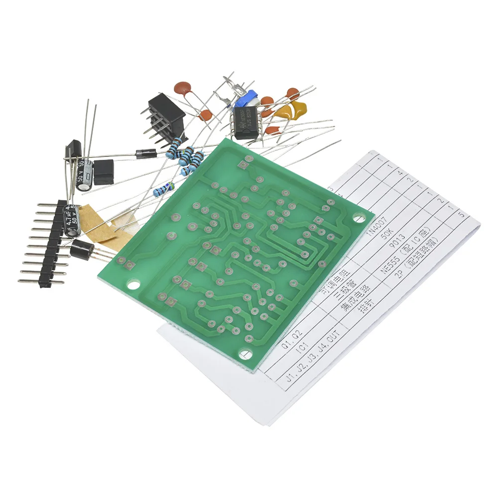 Módulo generador de pulso DC5-12V NE555, generador de onda sinusoidal/triangular/cuadrada, generador de señal de forma de onda multicanal, Kit DIY - imagen 2