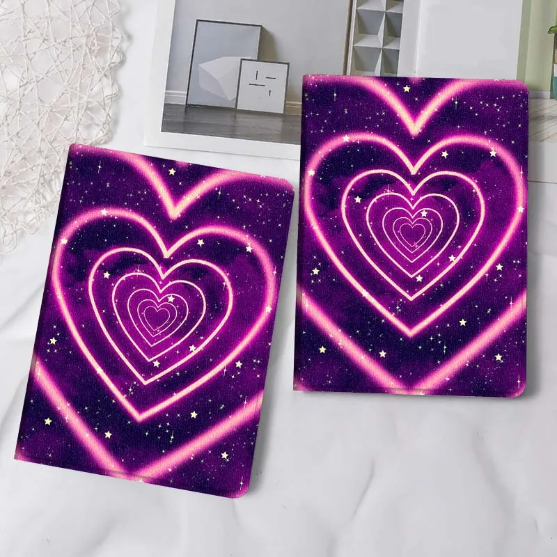 Patrón de diseño de corazón púrpura para Lenovo Xiaoxin Pad Pro Tab M10 K10 Plus 3.a generación Y700 11 11,2 11,5 12,7 8,8 pulgadas funda para tableta