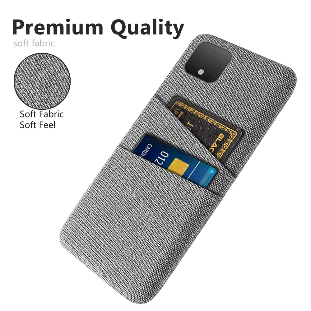 Funda Google Pixel 4 XL de tela de lujo con doble tarjeta RFID - imagen 3