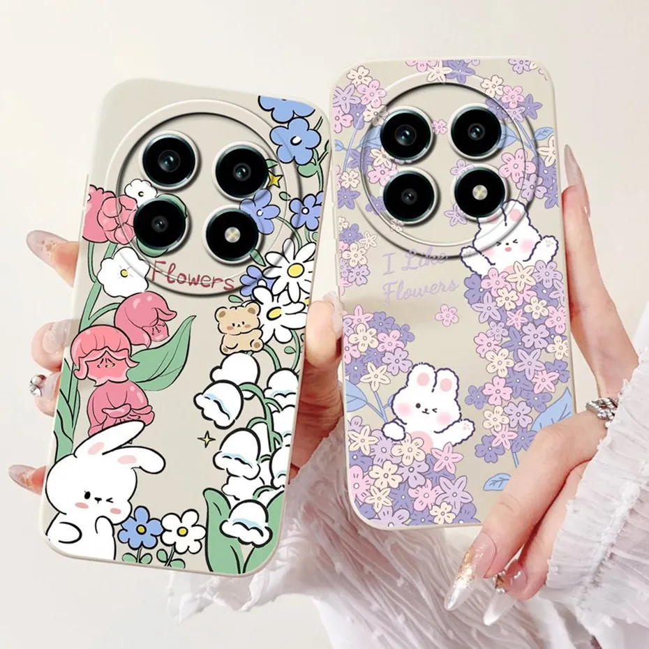 Para Realme 13 Pro 13Pro + hermosa mariposa flor impresa funda de teléfono para Realme 13 Pro Plus fundas de gelatina de silicona suave - imagen 4