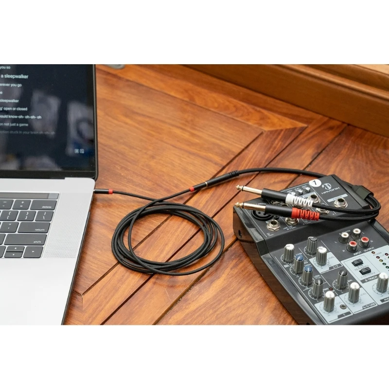 Cable divisor 3,5mm a doble 6,35mm para que teléfono móvil conecte Dropship - imagen 5