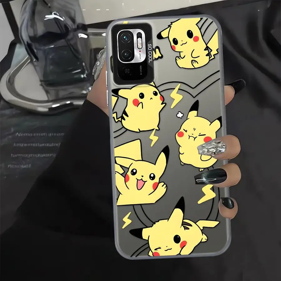 Funda para Xiaomi Mi 13T 12T Pro 11 Lite Funda trasera para teléfono Poke-monS Pika-chuS Linda - imagen 2