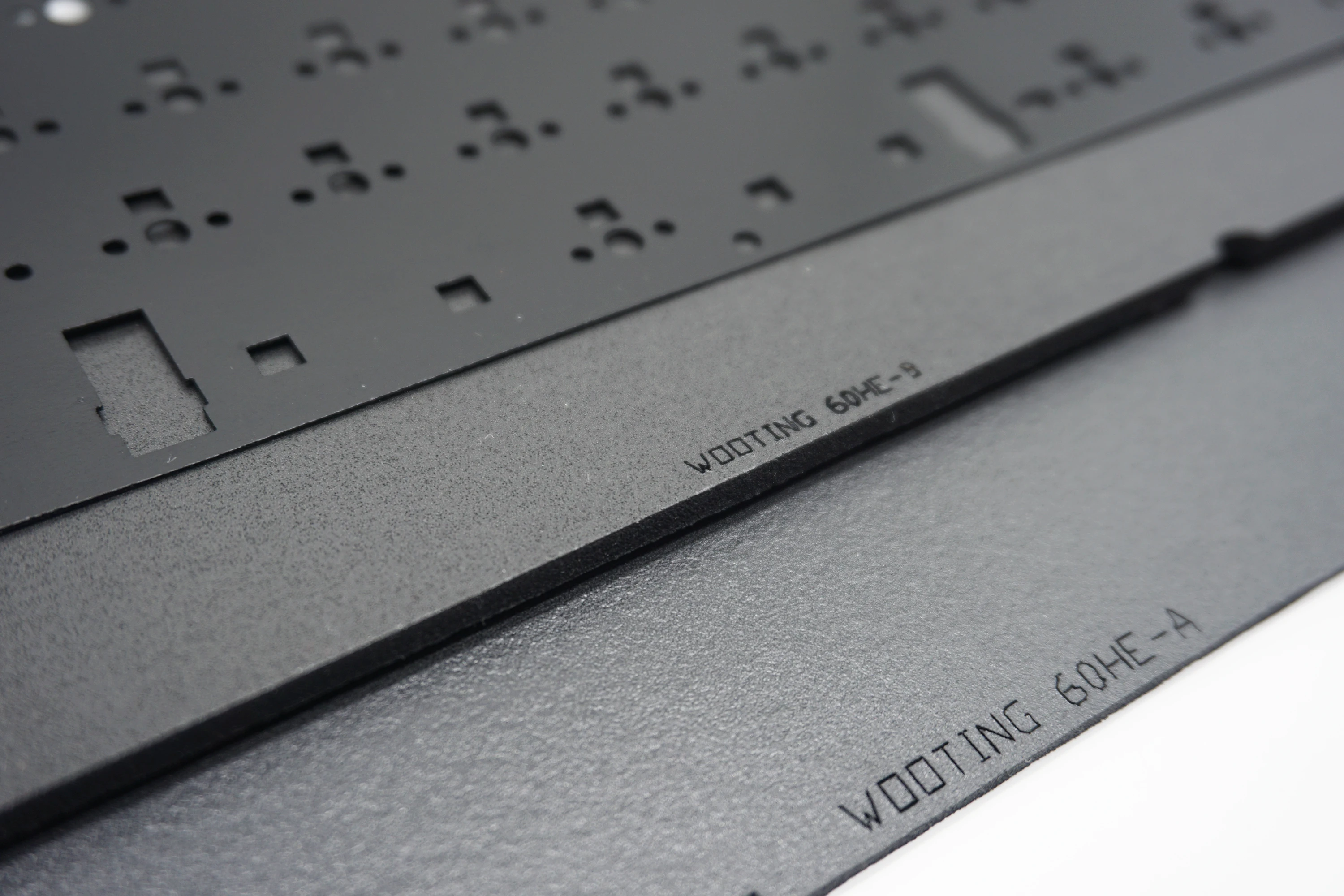 Keebox Wooting60 versión ABS teclado paquete de sonido placa de escritura de espuma hoja de interruptor de espuma inferior de espuma para Wooting60HE - imagen 4