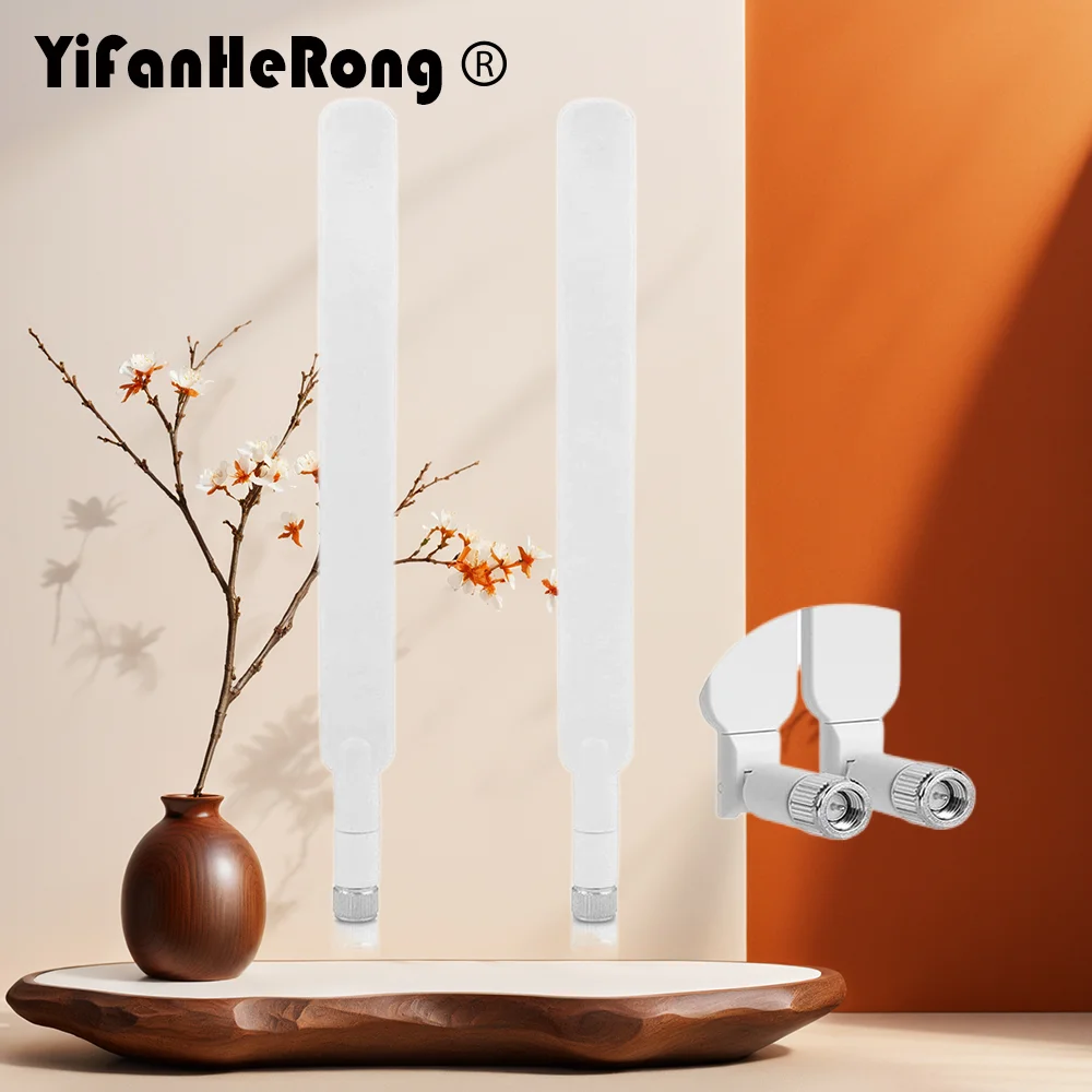 1 par para enrutador 4G LTE antena externa Gateway para B310s/B593s/B315/E5186s 4G antena SMA macho 698-2700MHz