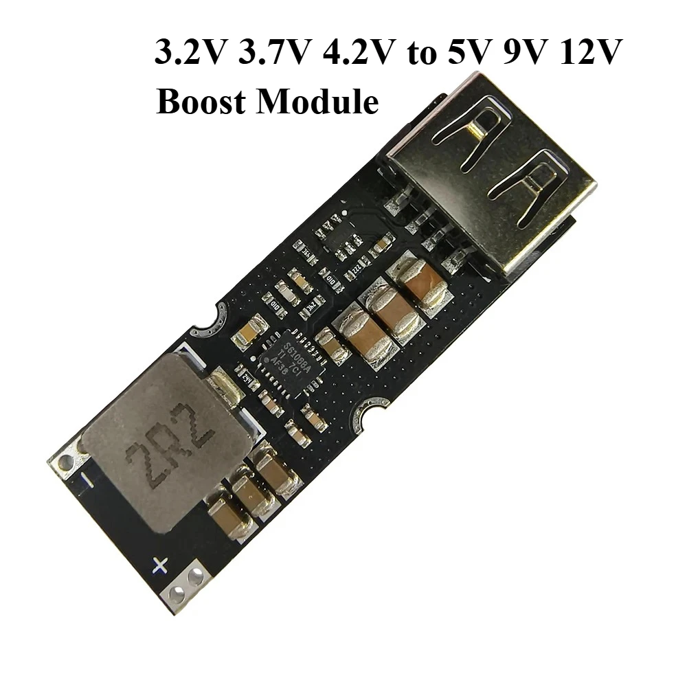 Placa de módulo de potencia TPS61088 Boost, batería de litio de una sola celda, 3,7 V, 4,2 V, litro, 5V, 9V, 12V, USB, carga rápida para teléfono móvil QC2.0/3.0