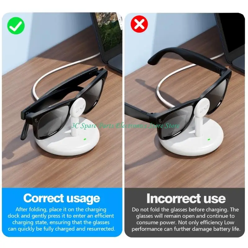 Estación carga segura SZ para base cargadores antideslizantes vidrio Ray Smartests