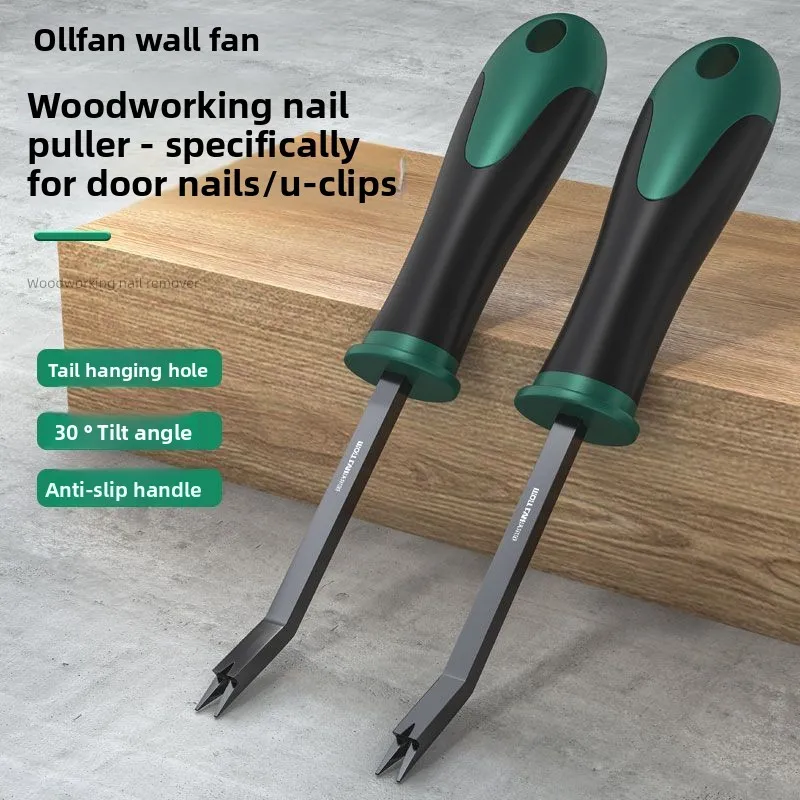 Palanca de acero rico en carbono, extractor de clavos, abridor de caja de madera, herramienta de demolición, mango ergonómico, herramienta manual de carpintero para carpintería