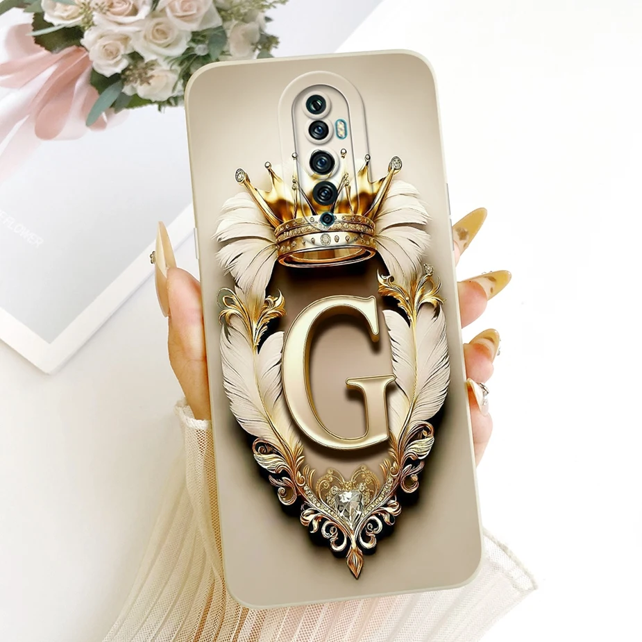Para Oppo Reno 2 2F 2Z funda bonita corona letras cubierta suave TPU mate funda de teléfono para Oppo Reno2 F Z Reno2F Reno2Z funda trasera Fundas - imagen 4