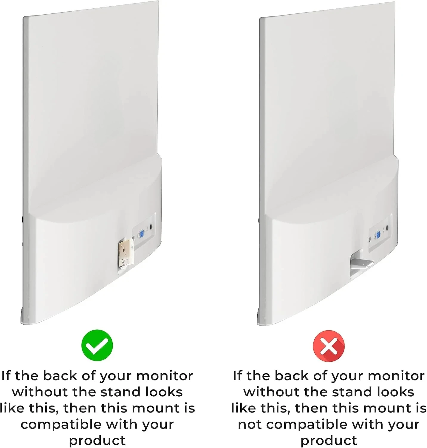 Adaptador VESA para HP Series 5 27" 31,5" 527sa 527sw 527sf 532sf Soporte de monitor FHD Soportes para soporte/brazo/montaje de escritorio - imagen 4
