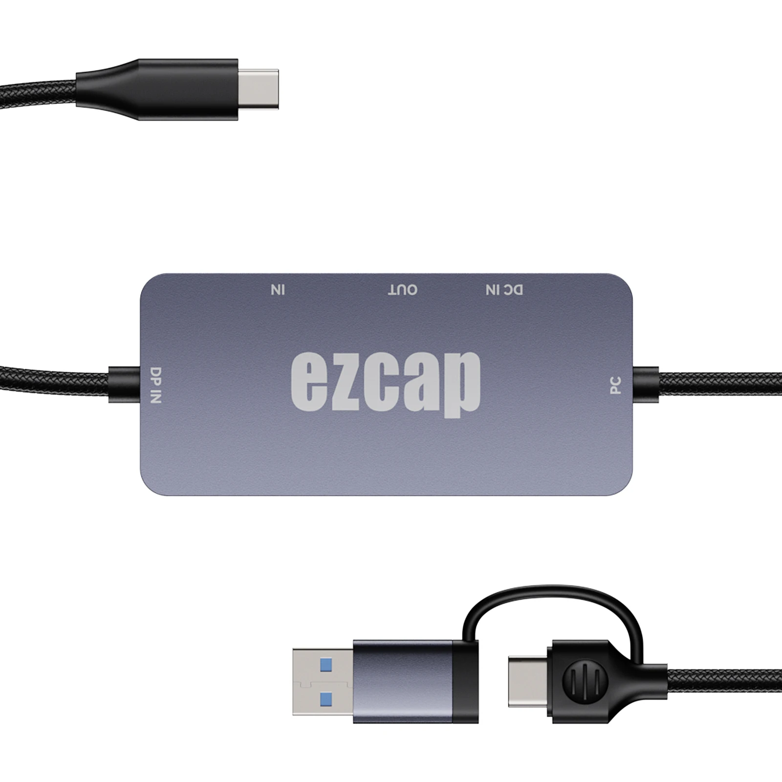 Ezcap377 GameLink DP1.4 Displayport tipo C a USB 3,0 4K tarjeta de captura de vídeo para teléfono interruptor juego transmisión en vivo grabación de vídeo - imagen 3