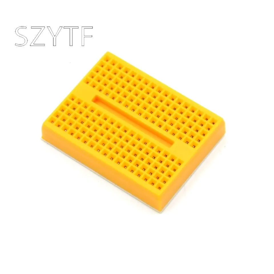 Mini prototipo sin soldadura de piezas, placa de pruebas de prueba, 170 puntos de conexión, 35x47x8,5mm, 1 unidad - imagen 4