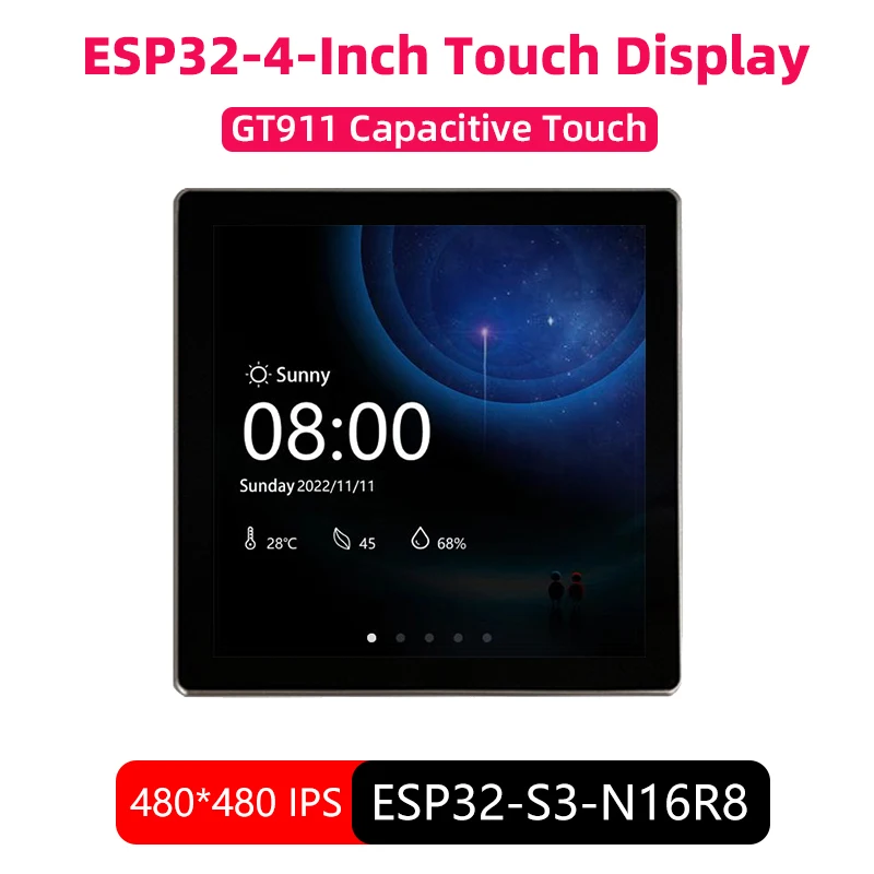 ESP32-S3 pantalla táctil IPS de 4 pulgadas 86 caja Central Centrol WiFi BT Placa de desarrollo para Arduino LVGL IOT ESP32 pantalla inteligente