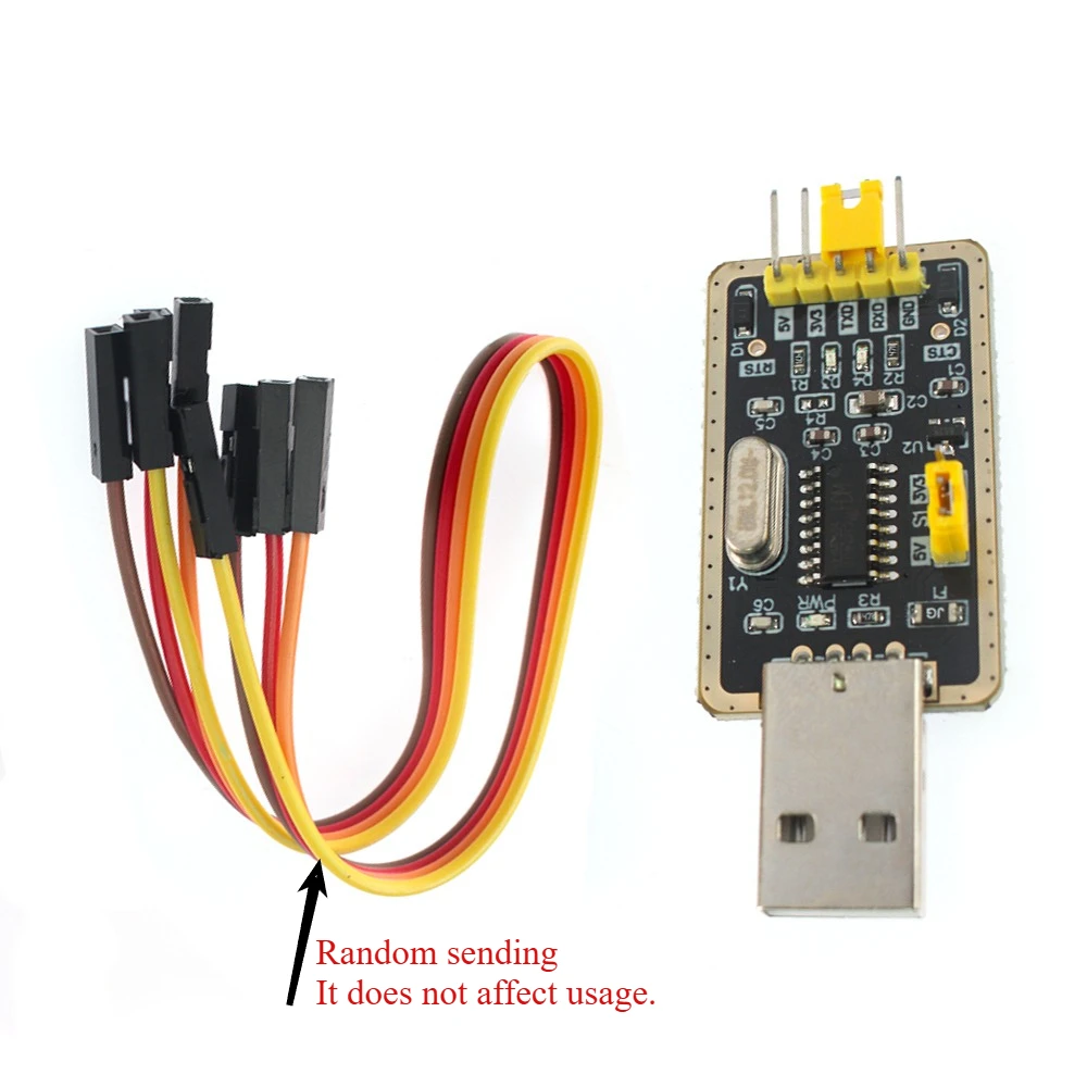 Módulo convertidor de puerto serie CH340G RS232 USB a TTL 3,3 V 5V actualización USB a puerto serie módulo CH340 para Arduino DIY - imagen 2