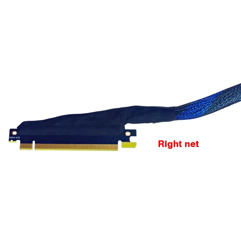Cable de extensión de tarjeta gráfica PCIe X16 4,0, adaptador PCI Express 16x GPU AI, 1U, 2U, servidor externo, ángulo izquierdo y derecho - imagen 5