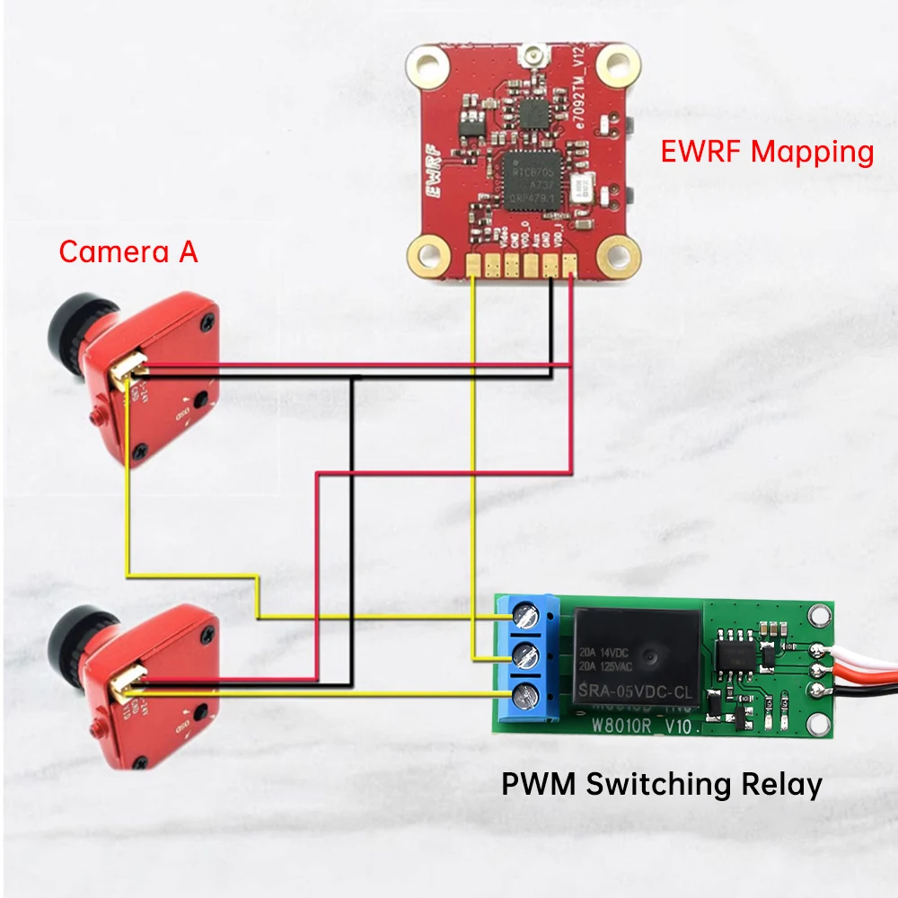Interruptor de Control de señal remota PWM 20A Universal 3,3-5,2 V 5-12V para modelo de avión interruptor electrónico con protección de encendido - imagen 5