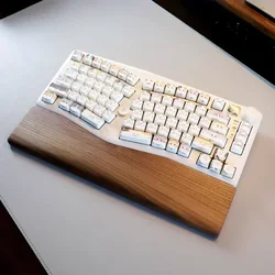 Leobog A75 Reposamuñecas de Nogal para Teclado Mecánico