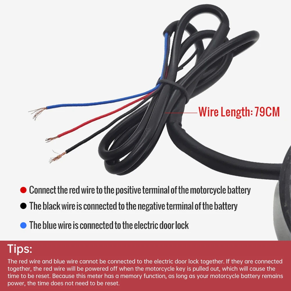 Voltímetro Digital multifuncional LED DC 9-24V, termómetro, reloj electrónico, cronómetro, voltaje, temperatura, tiempo, Panel de visualización - imagen 5