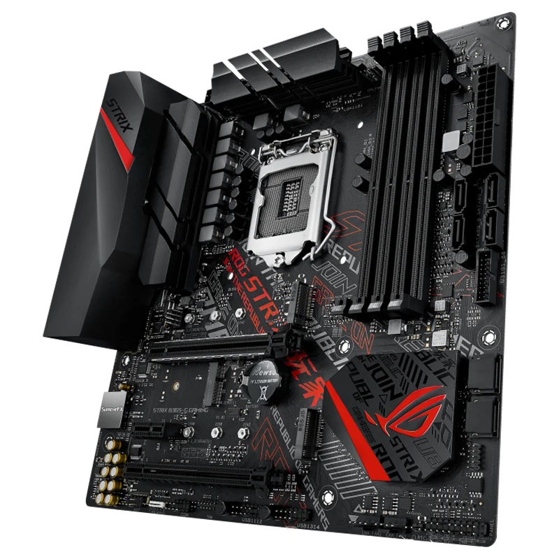 ASUS-placa base para juegos ROG STRIX B365-G, Intel LGA-1151, B365, mATX Dual, M.2, HDMI, DVI, SATA, 6 gbps, novedad - imagen 2
