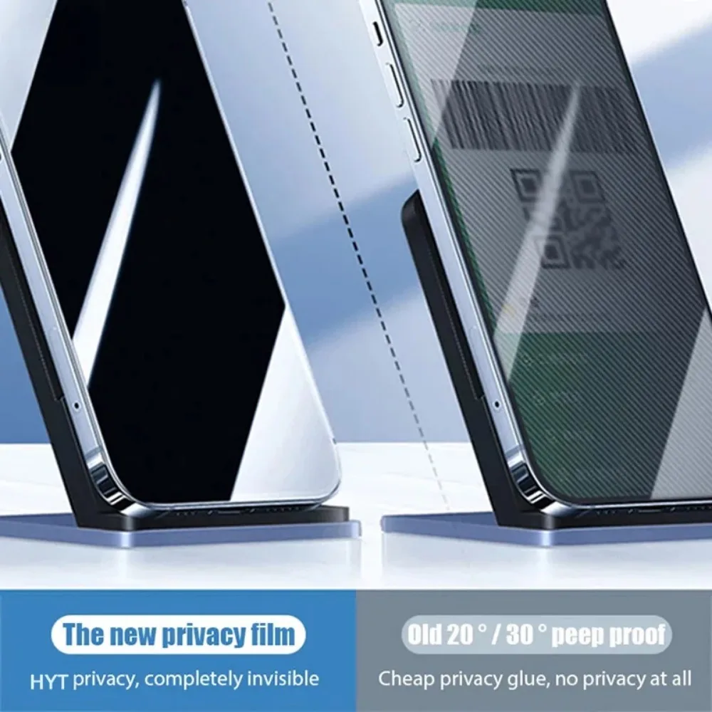 Protector de pantalla de vidrio templado para IPhone, Protector de pantalla de privacidad para IPhone 13, 14, 15 Pro Max, 11, 12 Pro, 7, 8Plus, XR, XS Max, 3 unidades - imagen 4