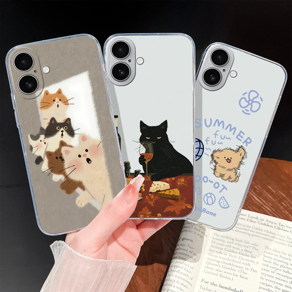 Para iPhone 17 Pro Max funda para iPhone X XR XS Max fundas traseras transparentes suaves con purpurina para iPhone17 Air iPhoneX protectores de teléfono delgados - imagen 3