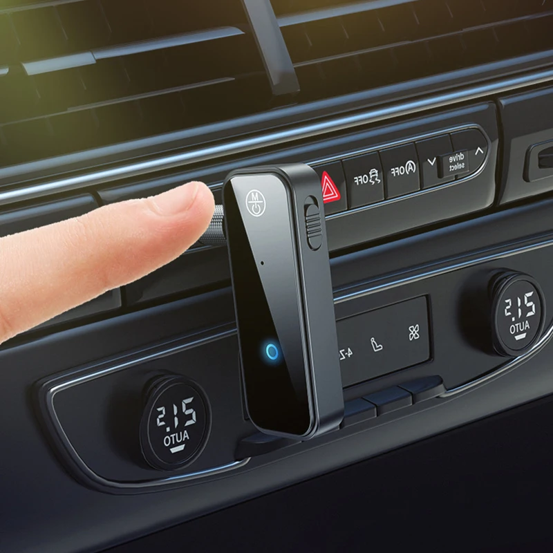 Transmisor receptor de Audio Bluetooth 2 en 1, llamada Hansfree, conector auxiliar de 3,5mm, Dongle USB, adaptador inalámbrico de música estéreo para TV, PC y coche - imagen 3