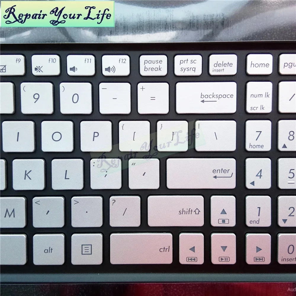 Teclado retroiluminado con reposamanos para ASUS Q551LN Q551L Q551, carcasa superior para ordenador portátil en inglés, cubierta C, Topcase 90NB0691-R31US1 13NB0691P02021 - imagen 3