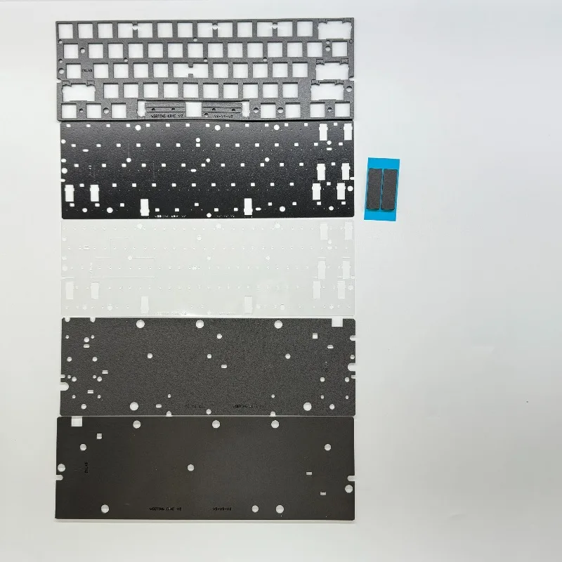 Paquete de sonido Wooting60V2 60HEV2, Kit de sonido personalizado con almohadilla de interruptor IXPE de espuma tipo sándwich PORON para accesorios de teclado mecánico