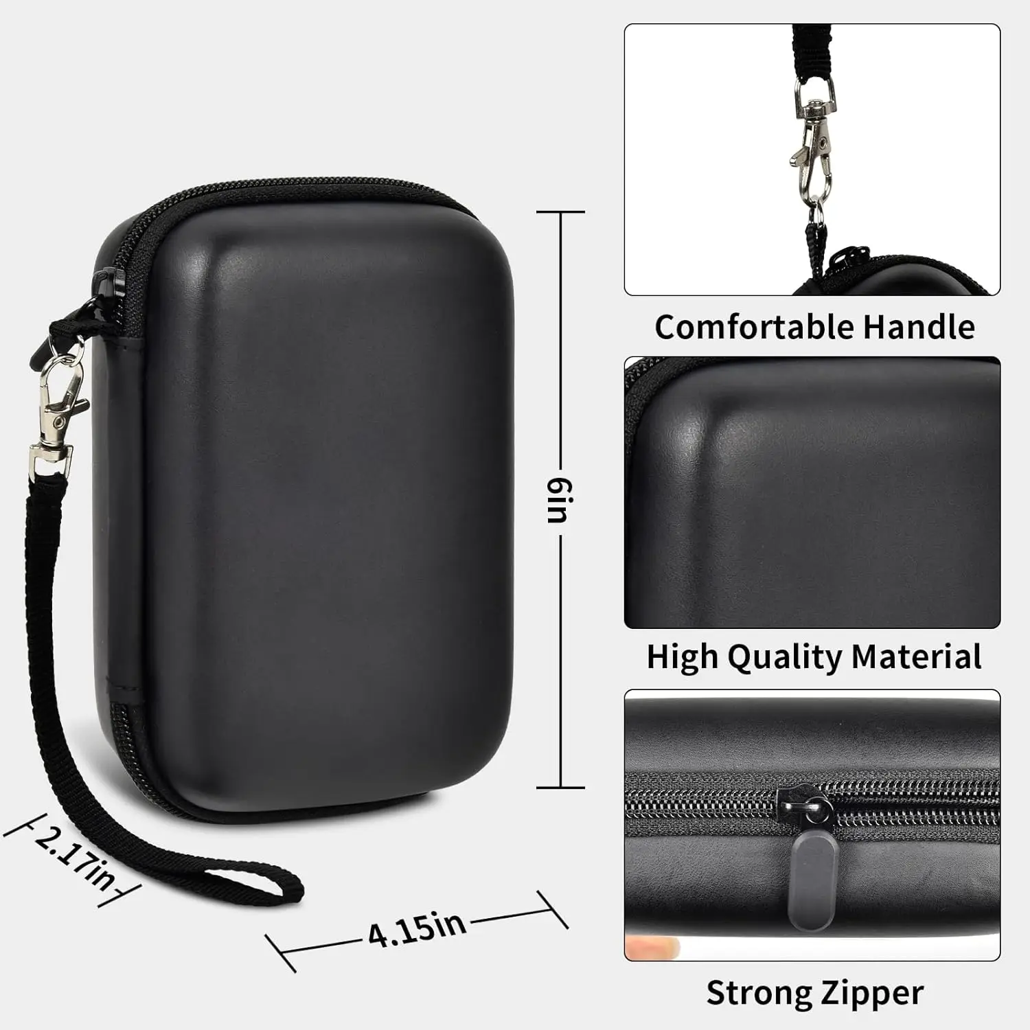 Handheld Game Console Case Bag Carrying Case Cover for Anbernic RG35XX RG353V RG353VS Portable Hard Travel Bag Game Accessories - imagen 4