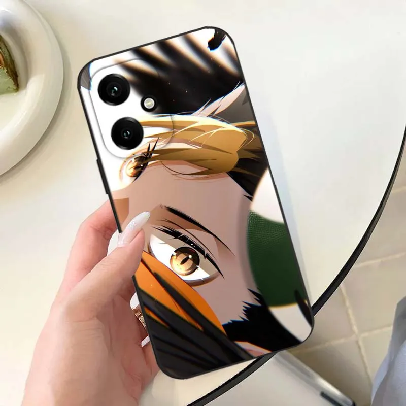Funda de Anime Nishinoya Yuu para Honor Magic4 3 400 300 200 100 90 Ultra GT Lite Pro Plus Power 5G funda de teléfono negra - imagen 2