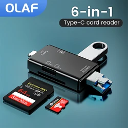 Lector de tarjetas OTG USB-C para MicroSD/TF y CF