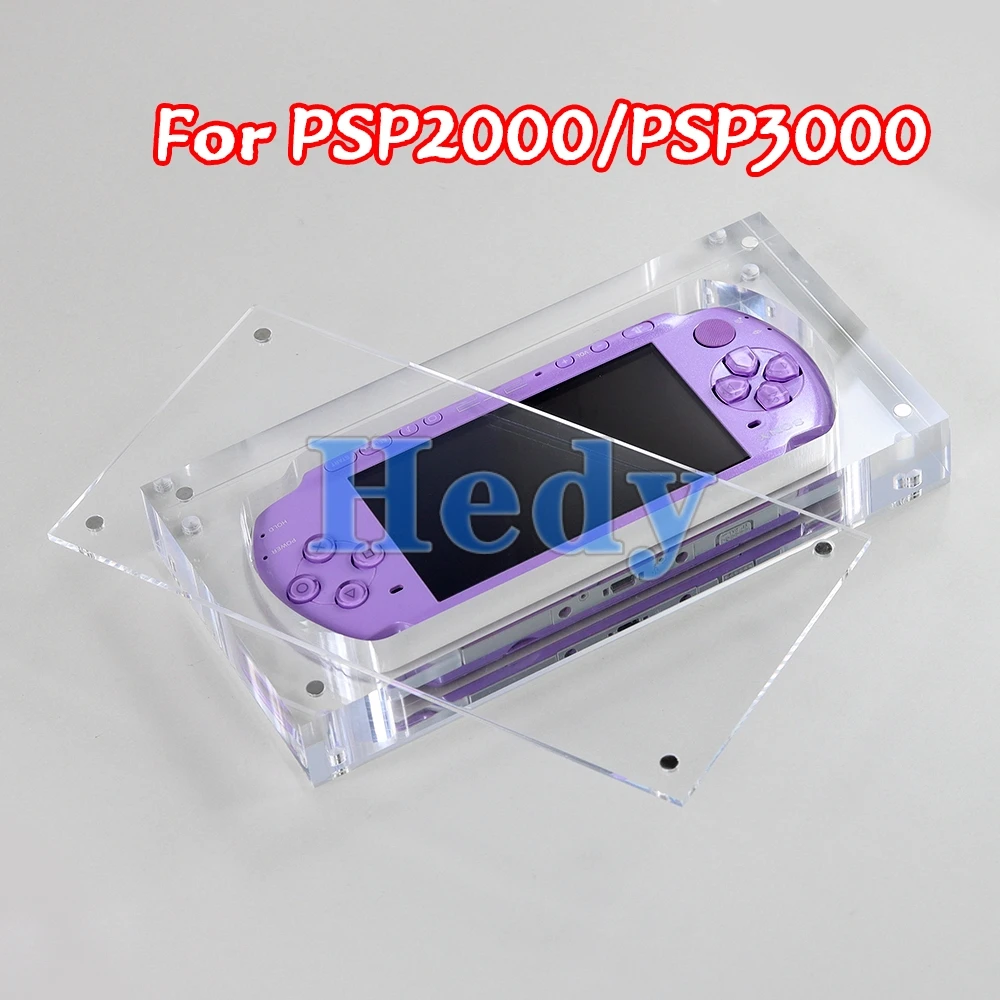 Protector de caja de acrílico transparente para consola Sony PSP2000 PSP3000, vitrina transparente para PSP 1000, 1 unidad - imagen 5