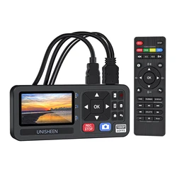 UNISHEEN Captura de video HDMI con pantalla de 3 pulgadas Grabadora