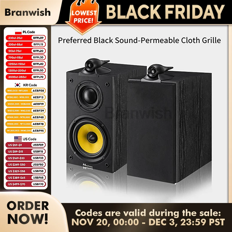 Altavoz de estantería de tres vías de alta potencia, 6,5 pulgadas, 8Ω, 140W, fiebre 2,0, Audio pasivo Hifi, altavoz para entusiastas del cine en casa - imagen 2