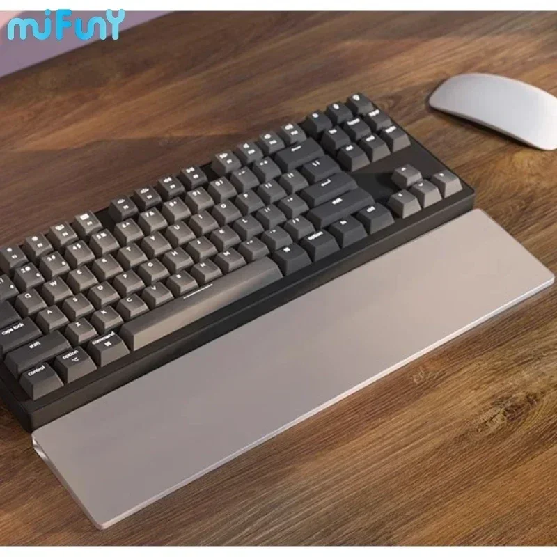 Reposamanos acrílico, reposamuñecas esmerilado, alfombrilla de mano Original personalizada para teclado mecánico ergonómico de 60/75/87/98/104 teclas - imagen 4