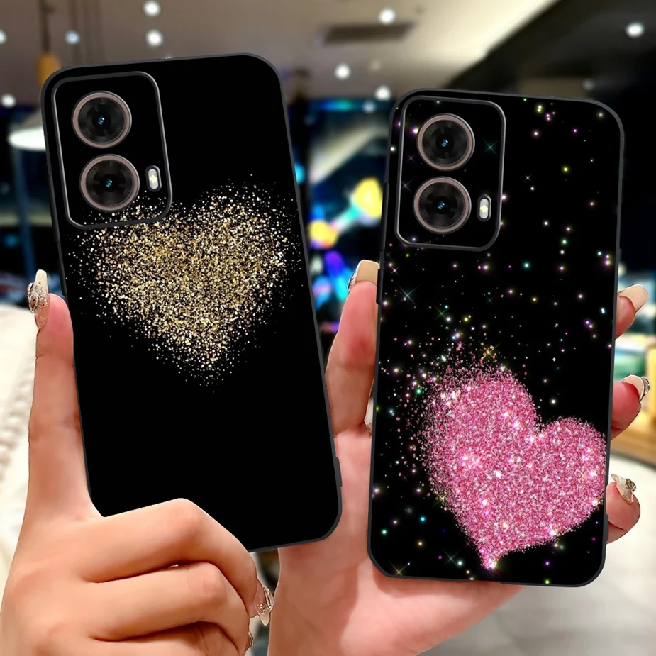 Para Motorola Moto G85 5G funda Moto G15 G35 G55 G75 nueva funda pintada de lujo funda de teléfono suave de TPU para Moto G55 G 15 35 75 85 Shell - imagen 4