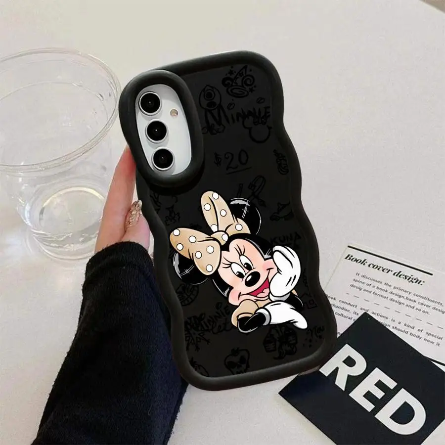 Funda de teléfono suave para Samsung Galaxy A13 A36 A14 A26 A34 A16 A33 A35 A12 A15 A11 A21s Disney Mickey Minnie dibujos animados - imagen 2