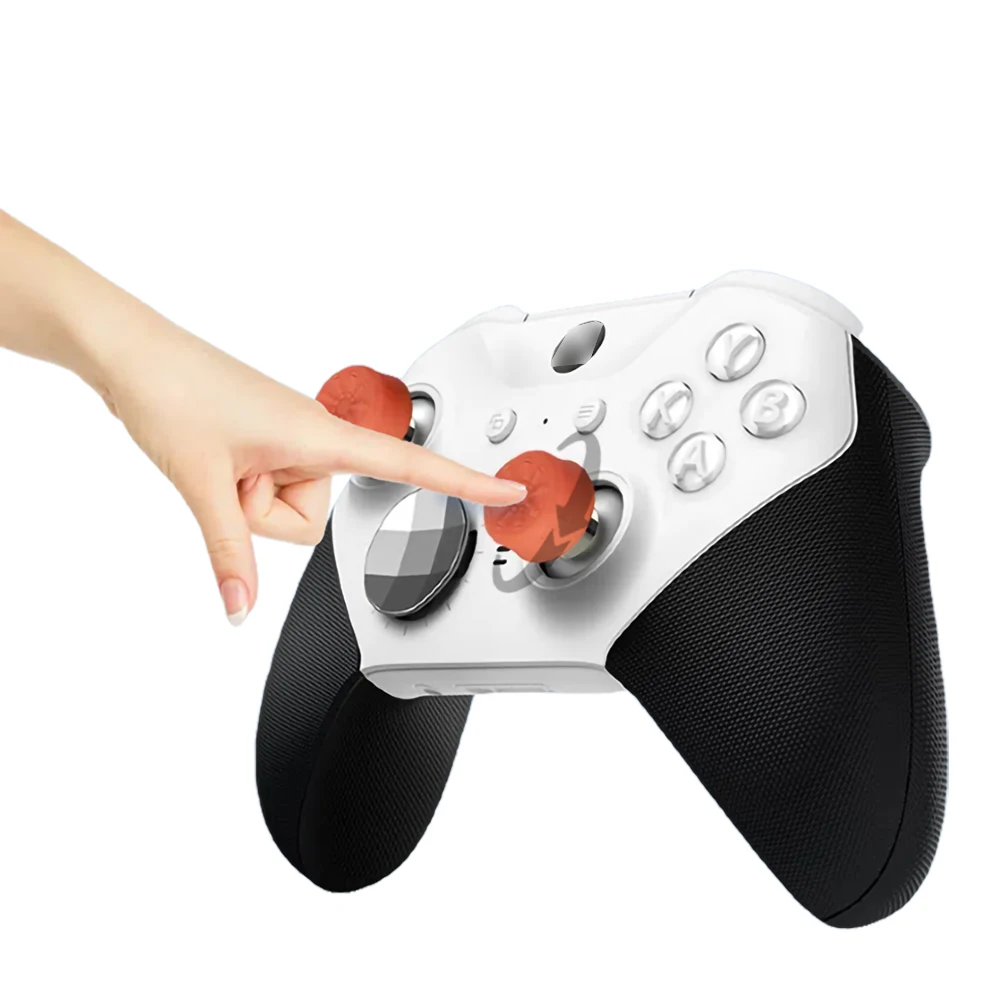Tapa de silicona para Joystick de mano, 6 uds., para XBOX ONE & Elite 1/2 y Series X/S, controlador de juego, juego de agarre para pulgar, tapa de palo analógico - imagen 5