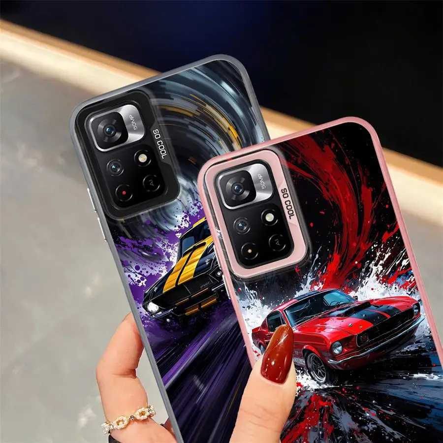 Funda trasera para teléfono Xiaomi Mi 11 Lite 13T 12T Pro, guapo coche deportivo - imagen 4