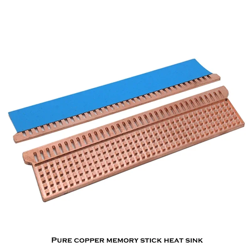 Disipador de calor de cobre puro para refrigeración de memoria de escritorio de portátil, radiador enfriador de computadora VRAM - imagen 3