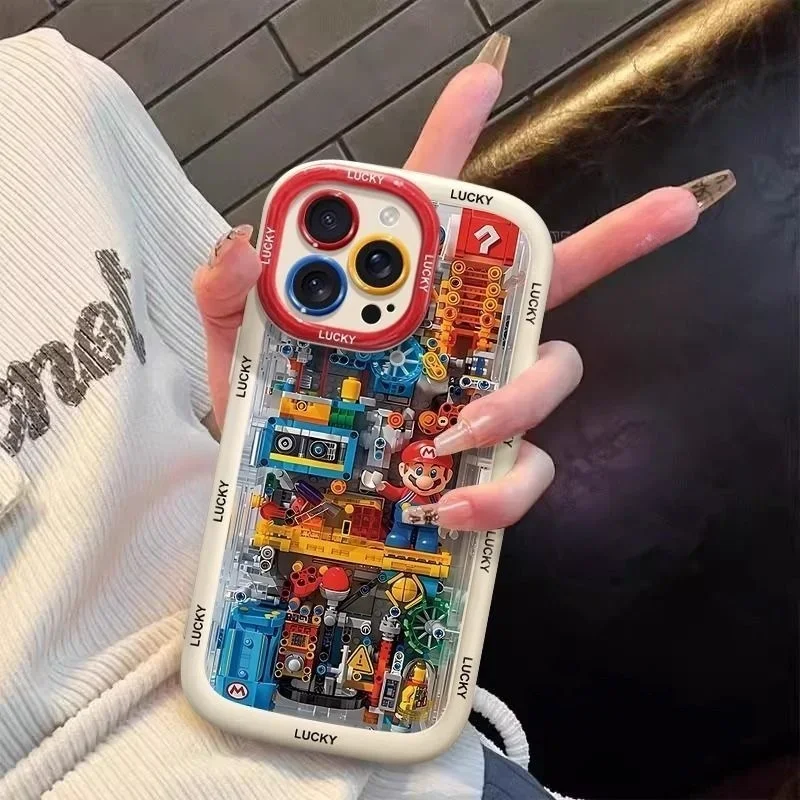 Funda de juego bonita de Mario de dibujos animados para Infinix Hot 50 Pro 30i 9 10 20 30 Play Note 40 30 Smart 9 8 7 6 Plus Spark 10, funda de silicona - imagen 3