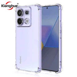Funda transparente de silicona antigolpes Redmi 13C/12C/10A/10C/9T