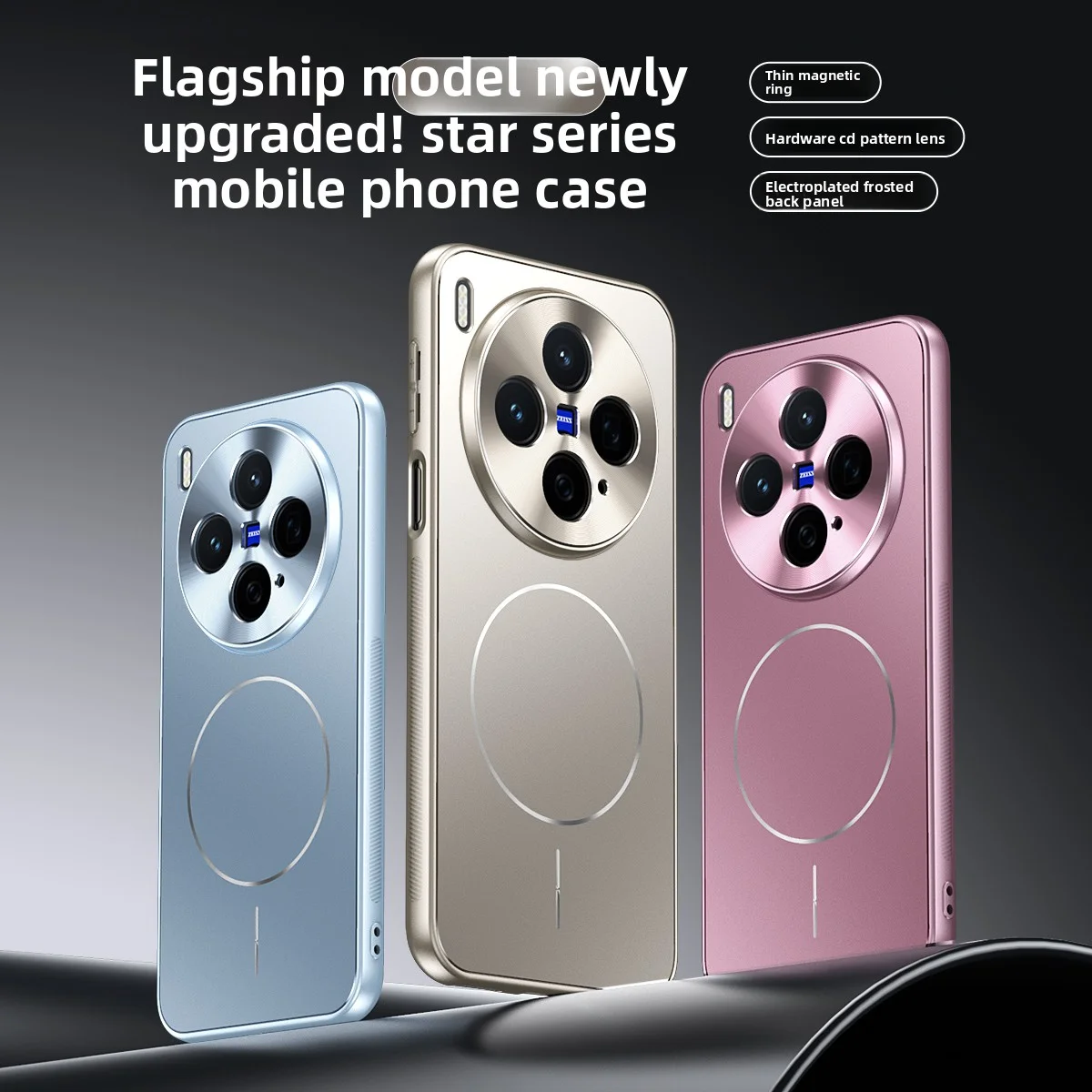 Para VIVO X300 Pro funda dura mate Magsafe carga inalámbrica cubierta protectora trasera para VIVO X300 X200 Pro Mini X200 Ultra Shell